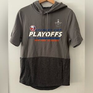 Fanatics Authentic Pro NY Islanders Stanley Cup Playoffs 2021 Hoodie Tee